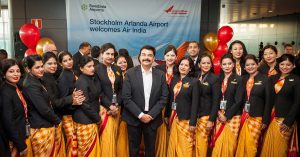 Air India from Delhi to Stockholm Arlanda