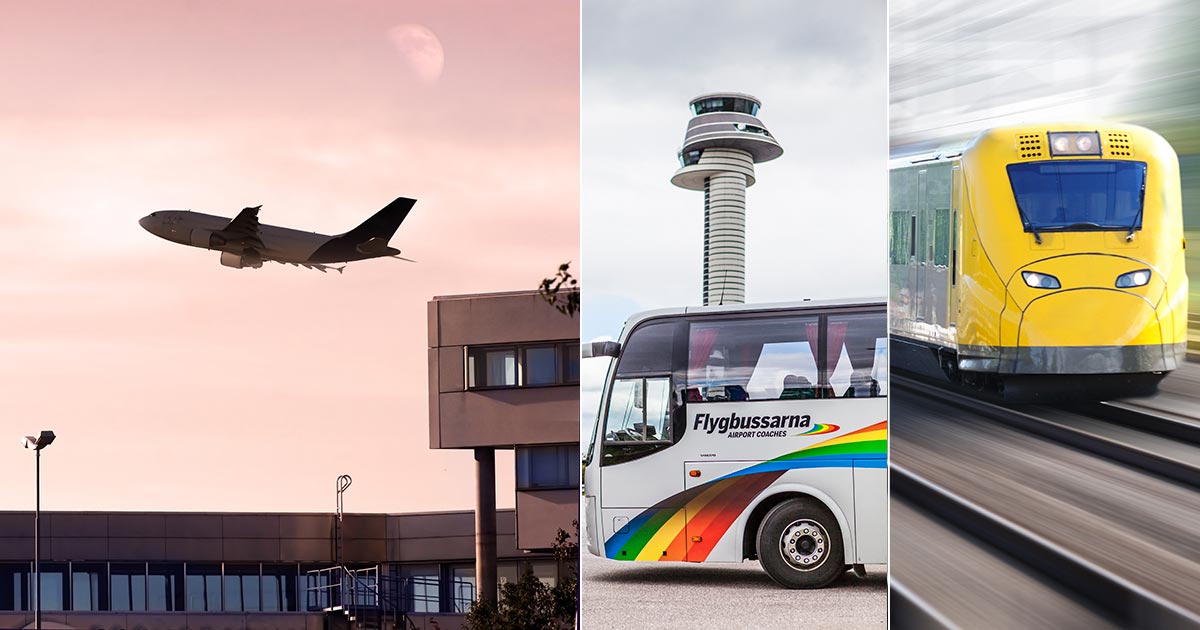 Stockholm Airport Arlanda transfer to the city
